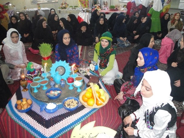 برگزاری جشنواره سبزه ها و شیرینی های خانگی در ابهر