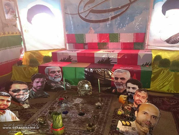 یادواره ۱۲۶شهید شهرستان گراش با حضور خانواده های شهدا و جانبازان شهرستان برگزار شد