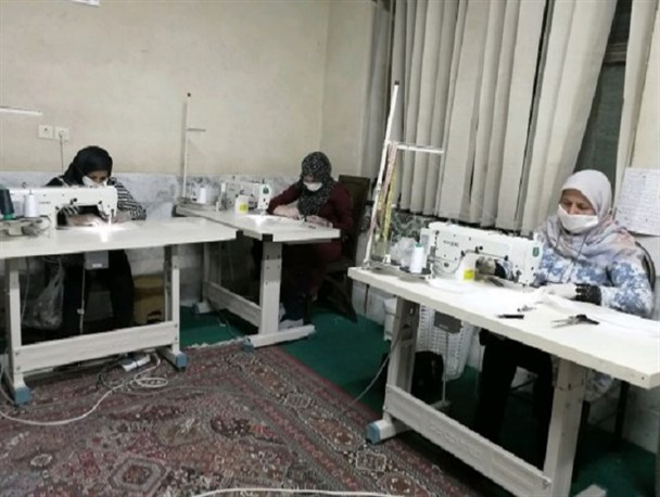 راه اندازی کارگاه تولید لباس یکبار مصرف در بقاع متبرکه کرمانشاه
