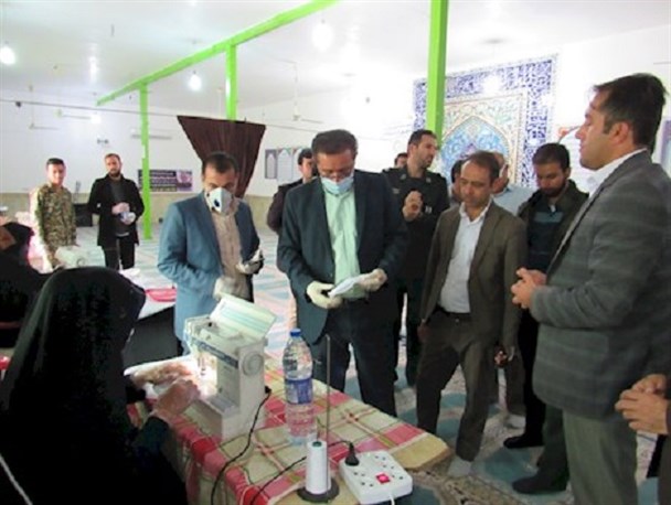 تلاش شبانه‌روزی گروه‌های جهادی مبارزه با کرونا در لنده+تصاویر