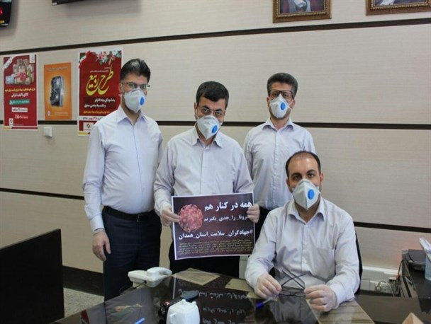جهاد برای مبارزه با کرونا در شهرستان کبودراهنگ