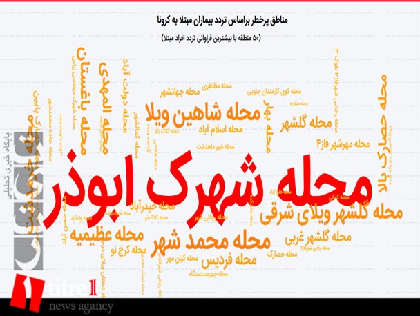 مناطق پر خطر کرونا در کلانشهر کرج اعلام شد + اسامی