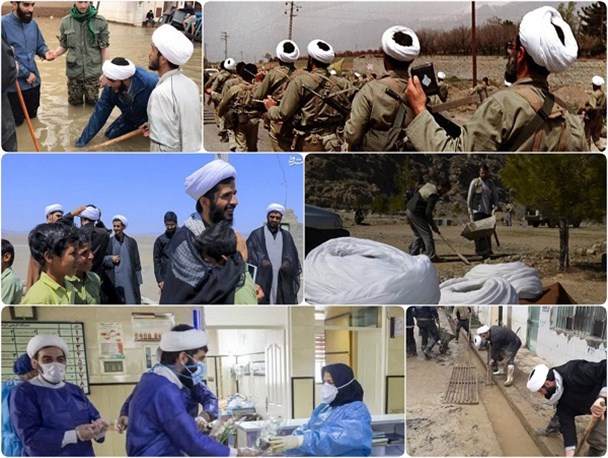 خروج روحانیت از حجره به میدان!/ رسانه های منفعت طلب در مقابل طلبه های خدمت رسان