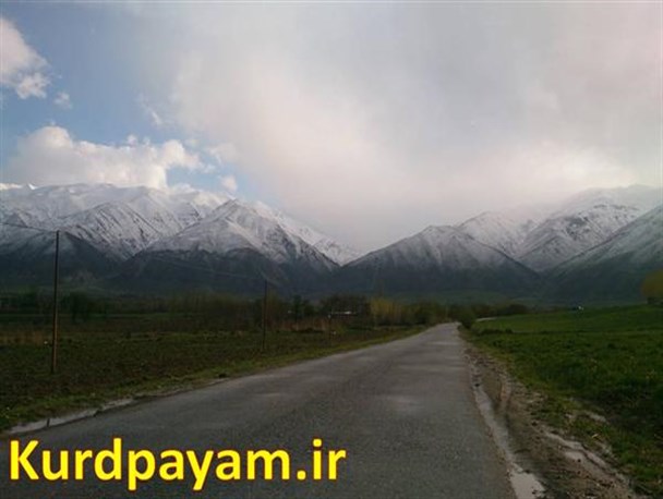 برف بهاری در کوهستان های پیرانشهر+تصاویر