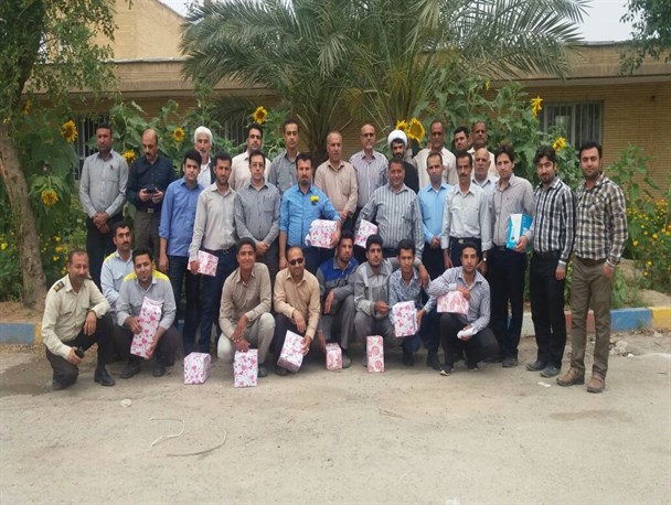 مراسم تجلیل از بازنشستگان اداره توزیع برق