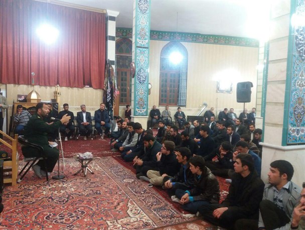 اجتماع مدافعان حرم در مسجد حضرت رسول الله اهر+تصاویر