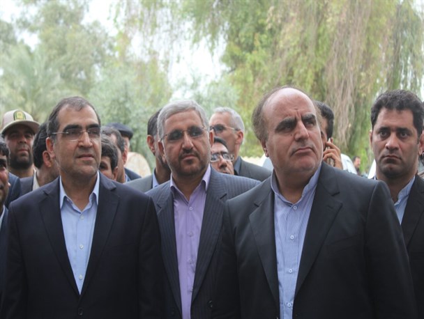 بازدید وزیر بهداشت از شهرستان مرزی قصرشیرین+ تصاویر