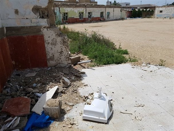 عدم تامین اعتبار مدرسه خارگ پس از کلنگ زنی