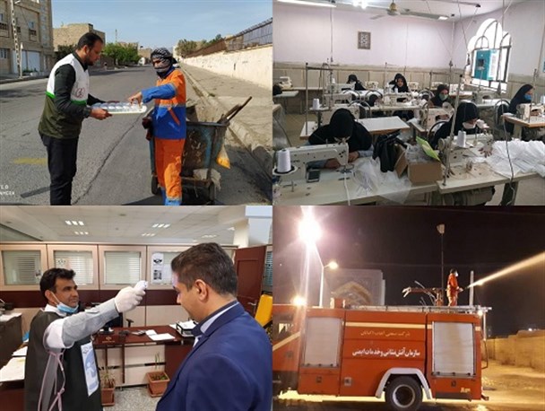 ادامه جهاد بسیجیان سیستان وبلوچستان در مسیر مبارزه با کرونا/ از تولید وتوزیع ماسک و دستکش تا گندزدایی و غربالگری