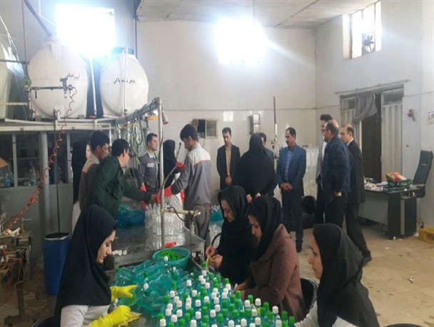 سربلندی بسیج کارگران و کارخانجات لرستان در مبارزه با کرونا+عکس