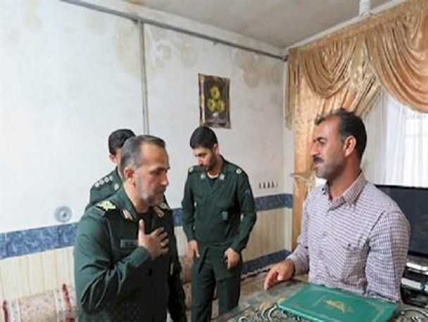 دیدار فرمانده سپاه فتح با خانواده شهدا و جانبازان در یاسوج+تصاویر