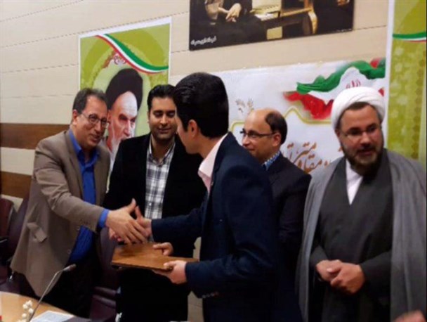 تقدیر از کارگران جوان و نمونه شرکت آسیا لنت سرخه