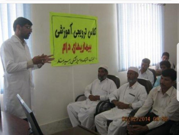 برگزاری دوره آموزشی ترویجی بیماری تب کریمه کنگو در شهرستان هیرمند