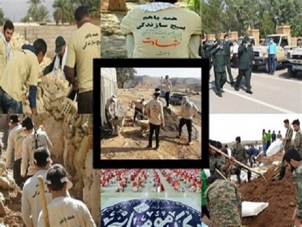 ساخت خانه برای محرومان جهاد خدمت بسیج در مسیر کمک مؤمنانه