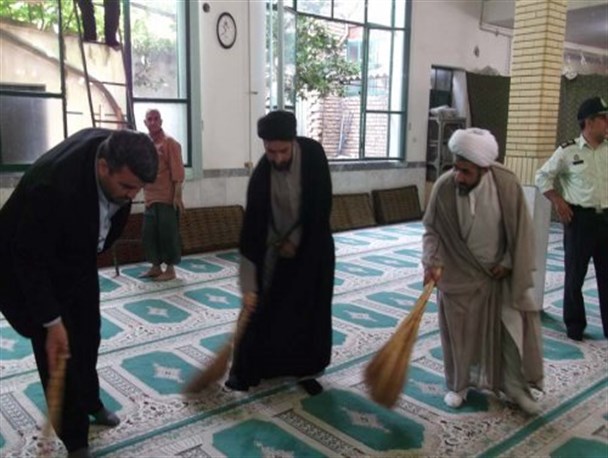 برگزاری آئین غبارروبی و عطرافشانی 63 مسجد شهرستان رامیان در آستانه ماه مبارک رمضان+تصاویر