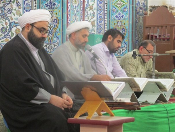 جزء خوانی قرآن در مسجد محمدی اندیمشک + عکس