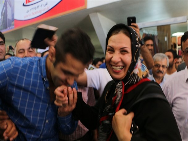 استقبال از ملی پوش کشتی آزاد در بجنورد