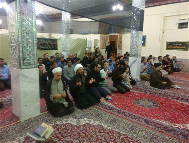 مراسم احیای شب بیست و یکم ماه رمضان درشهرستان میرجاوه