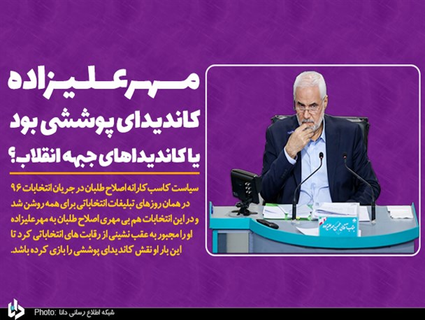 مهرعلیزاده کاندیدای پوششی بود یا کاندیداهای جبهه انقلاب؟/ همه پوششی‌های اصلاح طلب!
