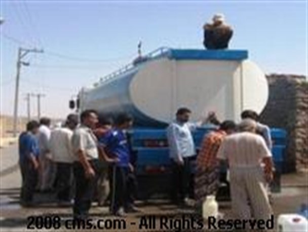 تانکرهای آب تنها امید اهالی شهر مرگنلر