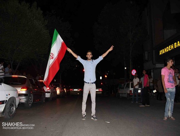 جشن توافق هسته ای در قزوین