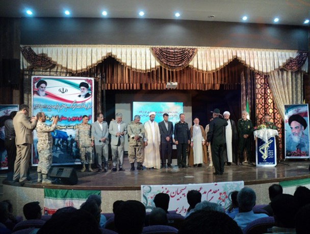 مراسم تودیع و معارفه فرمانده ناحیه مقاومت بسیج سپاه پلدشت برگزار شد