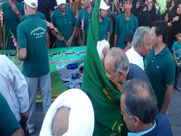 مراسم استقبال از پیام‌آوران ولایت در اقلید برگزار شد + تصاویر