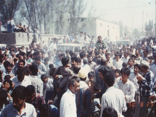 تصاویری از بازگشت تنها آزاده شهرستان خنج به وطن