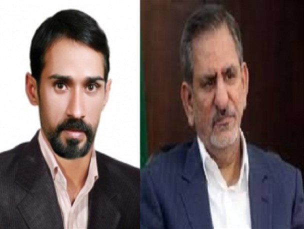 هدیه هنرمند سیستانی به معاون اول رئیس‌جمهور