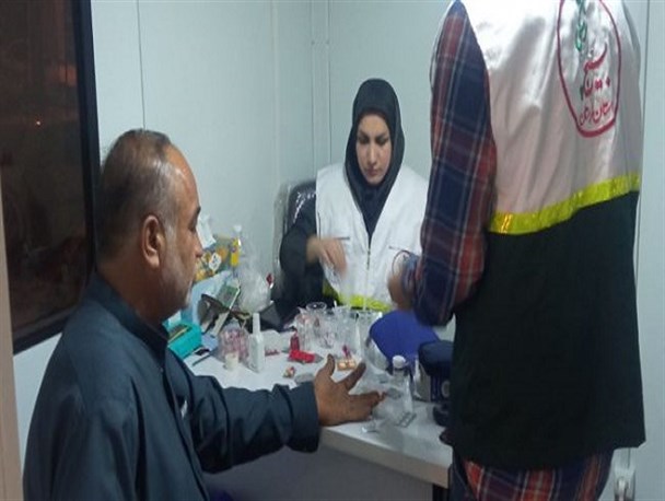 خدمات بهداشتی و درمانی به زائران اربعین ارائه شد+ تصاویر