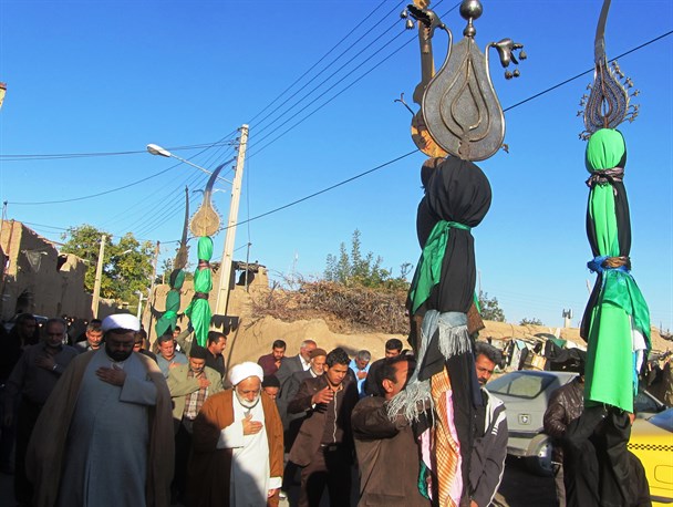علم‌بندان، آئینی کهن در شهرستان میامی/ عَلَم‌ بندان و علم گردانی؛ آئین سنتی میامی ها در ماه محرم