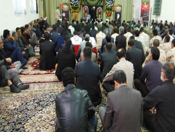 مراسم عزاداری هیات رزمندان اسلام در تایباد