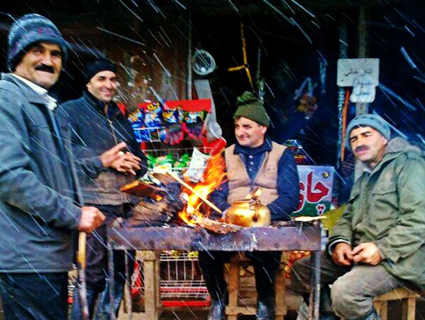 برف پاییزی بهشت ایران را سفیدپوش کرد+عکس