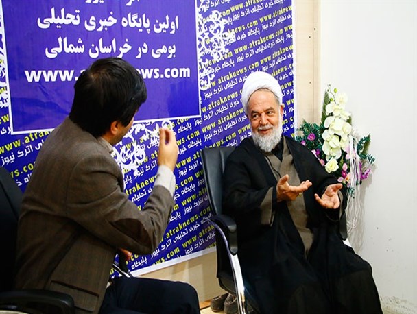 بازدید امام جمعه شهر بجنورد از دفتر اترک نیوز