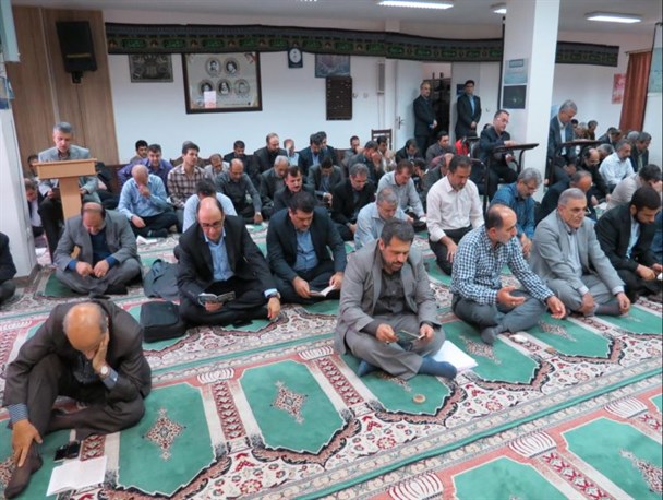مراسم عزاداری اباعبدالحسین (ع) در مخابرات گیلان