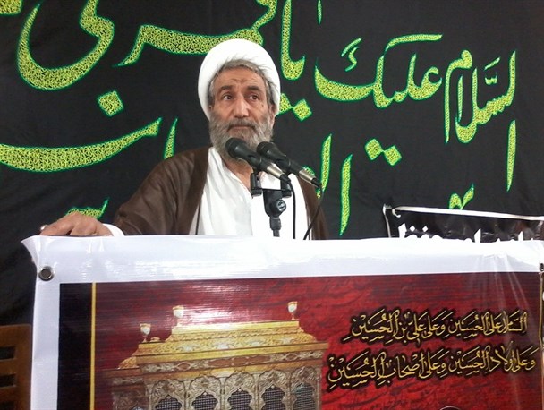 شهر گروگ در عزای سالار شهیدان سیاه پوش شد
