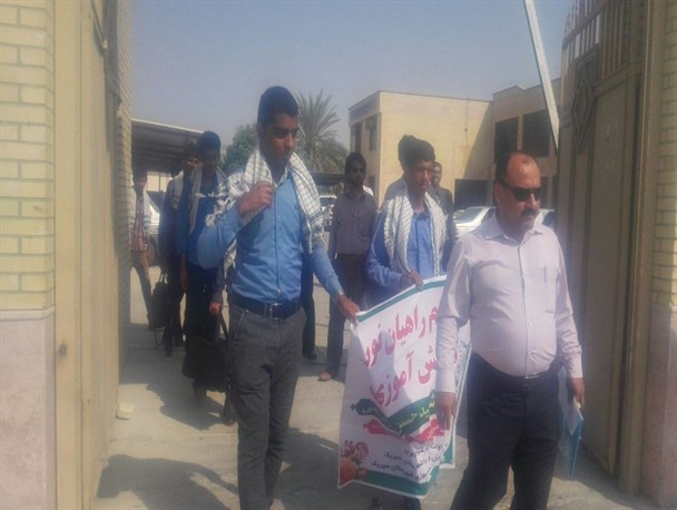 ۴۰ نفر از دانش آموزان بسیجی به اردوی راهیان نور اعزام شدند