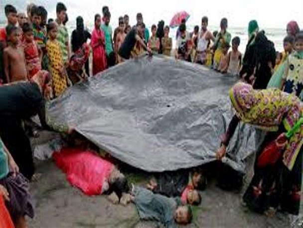 کمک های انسان دوستانه خانواده های شهدا منا به مسلمانان مظلوم میانمار
