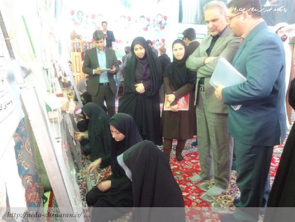 نمایشگاه توانمندی های مددجویان روستای قیاس آباد چناران برگزار شد