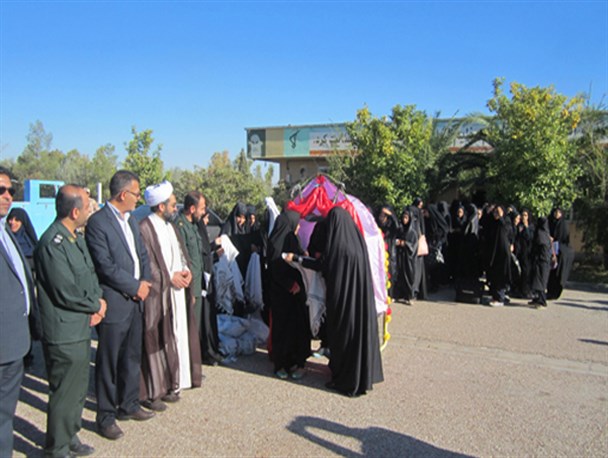 230 تن از بسیجیان خرامه به کربلای ایران اعزام شدند