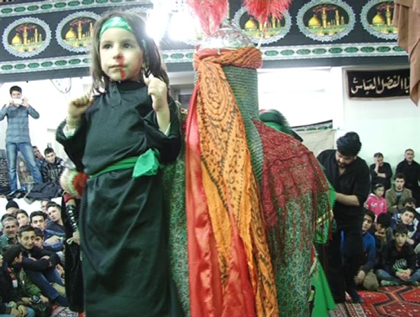 عزاداری شام غریبان حضرت رقیه(س)در گیوی برگزار شد/عکس + فیلم