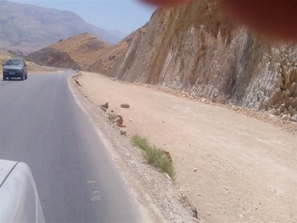 جاده ای در چرام که انتهایش مرگ است+عکس