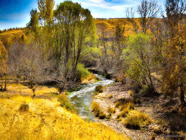 پائیز در روستای بهرغان سپیدان +تصویر