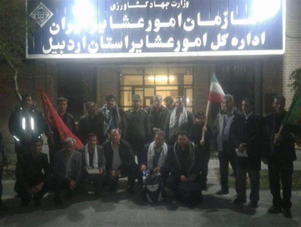 کارکنان امور عشایر جهت استقرار در موکب های اردبیل عازم عراق شدند