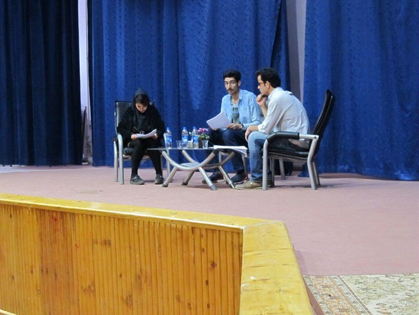 "نمایش نامه خوانی سر به ازای سر نیزه" در دانشگاه محقق اردبیلی اجرا شد