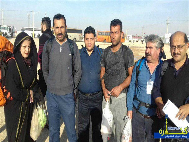اولین تصاویر حضور بندرگزیها در بزرگترین راهپیمایی شیعیان جهان
