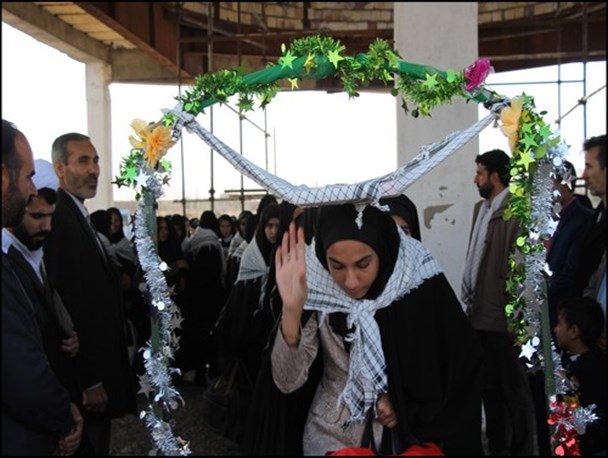 اعزام 160 دانش‎آموز دختر زیرکوه به کربلای ایران+تصاویر