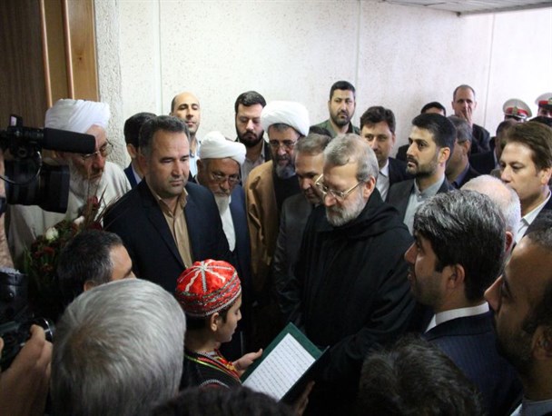 گزارش تصویری از حضور لاریجانی رئیس مجلس شورای اسلامی در کلاله