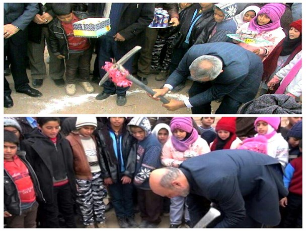 آغاز ساخت مدرسه 4 کلاسه دهستان زلزله زده حُرجند راور توسط بنیاد برکت