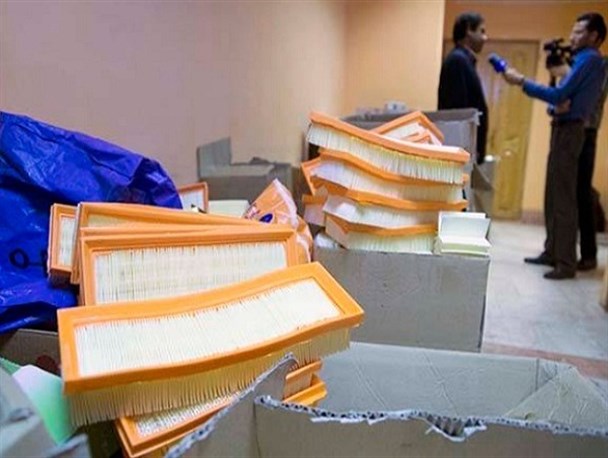 کشف محموله میلیاردی فیلتر قاچاق در دلیجان